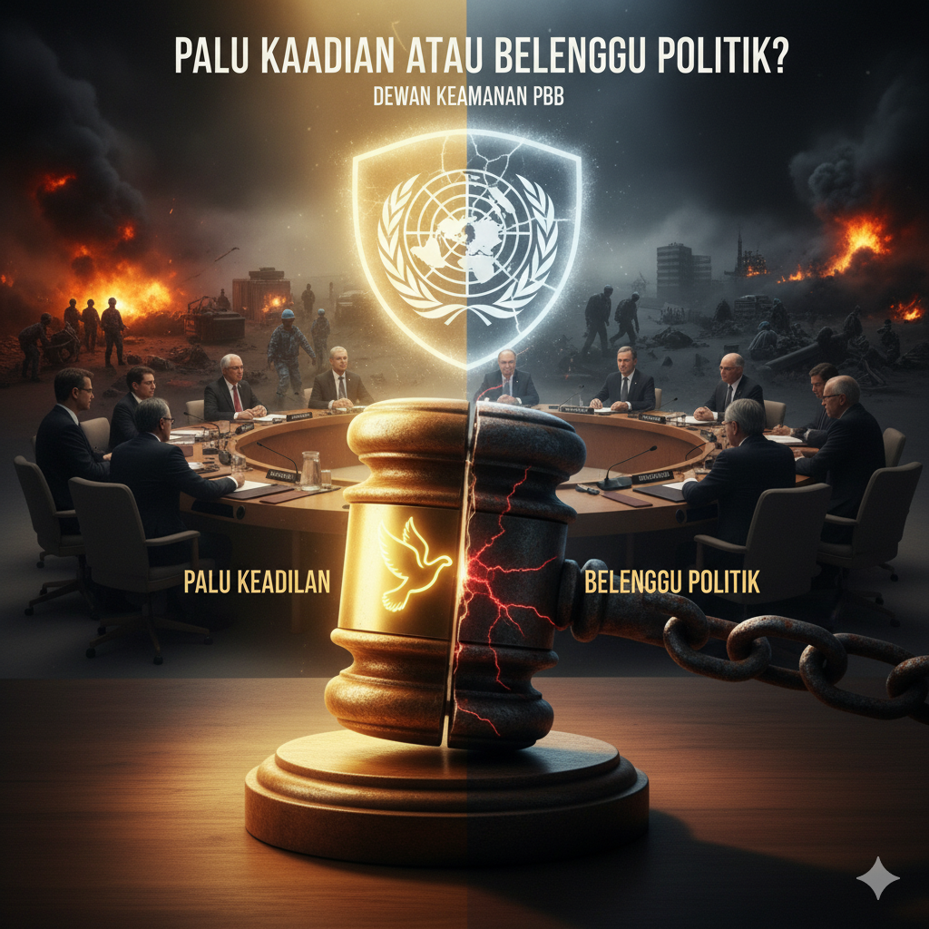 Palu Keadilan atau Belenggu Politik? Membedah Kuasa Veto Dewan Keamanan PBB